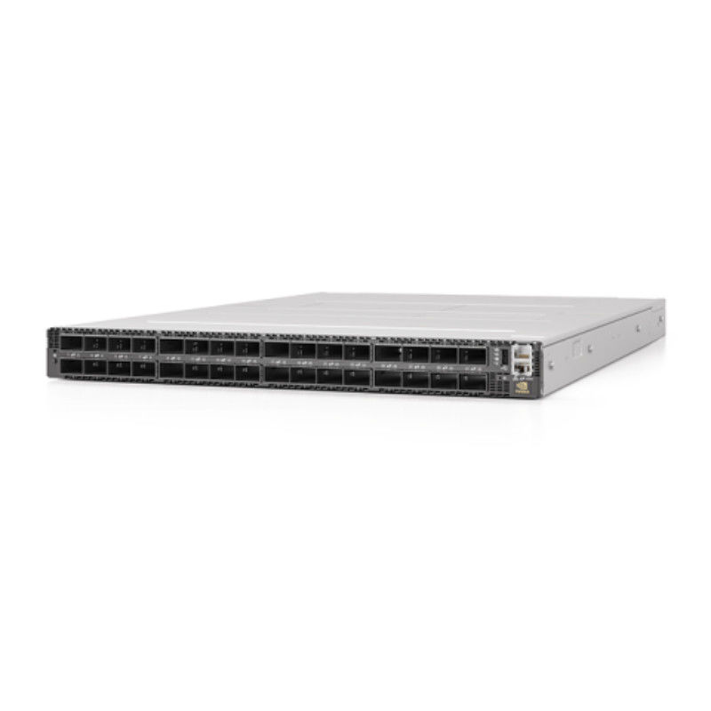 Interruptor de rede 400G de Infiniband MQM9700-NS2F Mellanox Tbps 16,8 para o servidor
