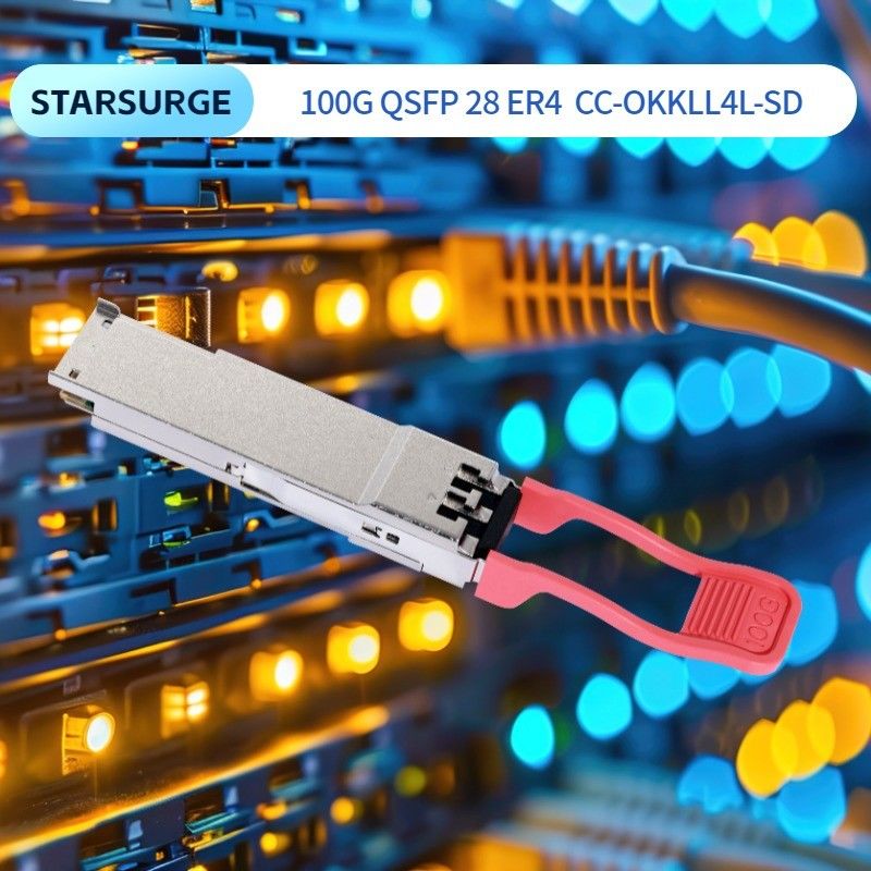 3.3V Fonte de Energia CC Interconexão de Computação 100G QSFP28 BIDI SR Transceptor para Modulo Óptico Plugável Quente do Data Center