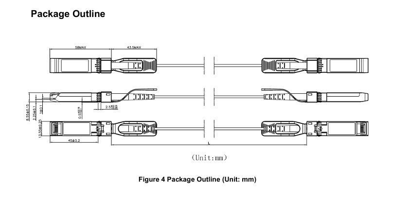 OM3/OM4 Multimodo Fibra 25G SFP28 AOC Cabo Óptico Ativo com 850nm Frequência e Fácil Plug-and-play Instalação