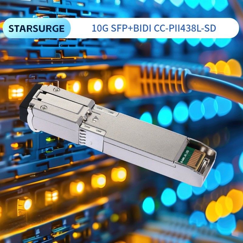 Soluções de rede sem conexão com módulo de transmissor óptico bidirecional SFP de 10 Gb/s e OTU2/OTU2e com alcance de até 80 km