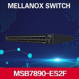 Snmp Função Mellanox Nvidia MSB7890-ES2F Infiniband Smart Switch-Ib 2 EDR 1u 36 Port Qsfp28 100gbs Sb7890 Switch de rede