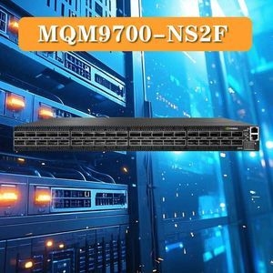 Suporte Vlan Mqm9700-HS2f Mqm9700-Ns2r Quantum-2 Ndr Infiniband Switch 400GB/S Mellanox Advanced Technology