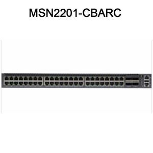 Rede com tecnologia Infiniband Nvidia MSN2201-Cbarc 1gbe/100gbe 1u Switch Cumulus RJ45 48 Qsfp28 4 DC PSU 2 C2p