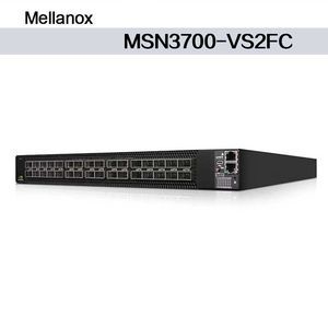 Taxa de transmissão de 200g Mellanox Switch MSN3700-Vs2FC Nvidia Baseado em 1u Open Ethernet Switch com 43,6*433.2*590,6 mm Tamanho