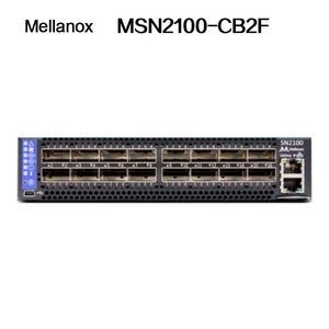 Mellanox MSN2100-CB2f Nvidia Spectrum 1u Switch com função empilhável e taxa de transmissão de 100 Gb