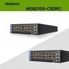 Switch Nvidia Spectrum 100gbe 1u com Cumulus Linux 16 Portas Qsfp28 2 Fontes AC Psus X86 2-Core Profundidade Curta C2p Fluxo de Ar Velocidade Máxima 1g