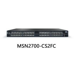 Switch 1U Compacto e Potente de 100 GbE com Cumulus Linux MSN2700-CS2FC Nvidia Spectrum para Aplicações com Uso Intensivo de Dados