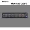 MSN4600-VS2FC Switch Ethernet Aberto 2u com Cumulus Linux 64 Portas Qsfp56 2 Fontes de Alimentação AC CPU X86 Profundidade Padrão P2c