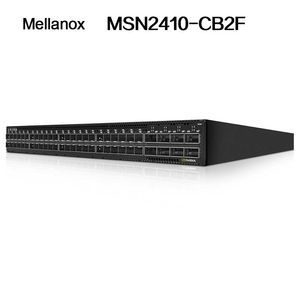 Velocidade Máxima 25g Switch Mellanox MSN2410-CB2f com 48 portas SFP28 e 8 portas QSFP28 X86 2 Fontes de Alimentação 43.6*433.2*590.6 mm