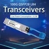 Módulo transceptor óptico de fibra LC dupla SM 1310nm 10km Qsfp28-100g-Lr4 100g Qsfp28 de alto desempenho SFP Lr4 Preço baixo