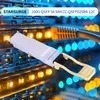 Qsfp-200g-Sr4-S 200gbase-Sr4 MPO-12 Mmf 100m 200g Qsfp56 módulo de transmissor óptico