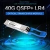 40g Qsfp Lr4 10km 1310nm Modulo de Transmissor Óptico Duplex LC Interface Qsfp 40gbase SMF Fibra Óptica Modulo