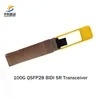Preço Negociável Estoque Transceptor de Alta Velocidade 100g Qsfp28 Bidi Sr Módulo Transceptor para Rede Confiável