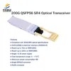 Módulo de transceptor óptico de alta velocidade de 200 g Qsfp56 Sr4 para rede de grandes quantidades de mercadorias spot