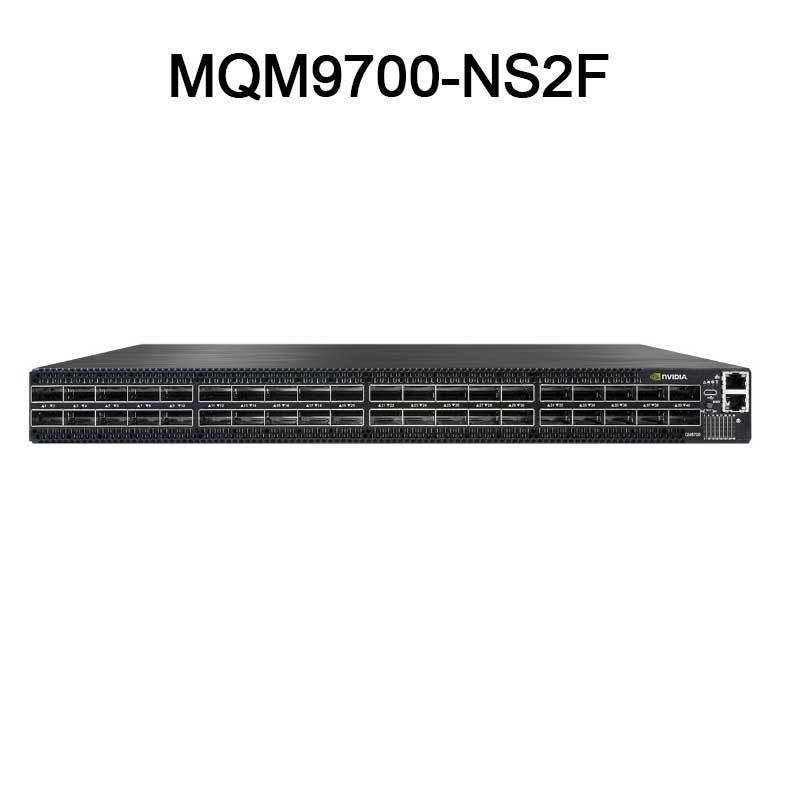 MQM9700-NS2F Mellanox Infiniband Switch Quantum 2 NDR Software 64 NDR Portos 32 Osfp Portos 2 Potência