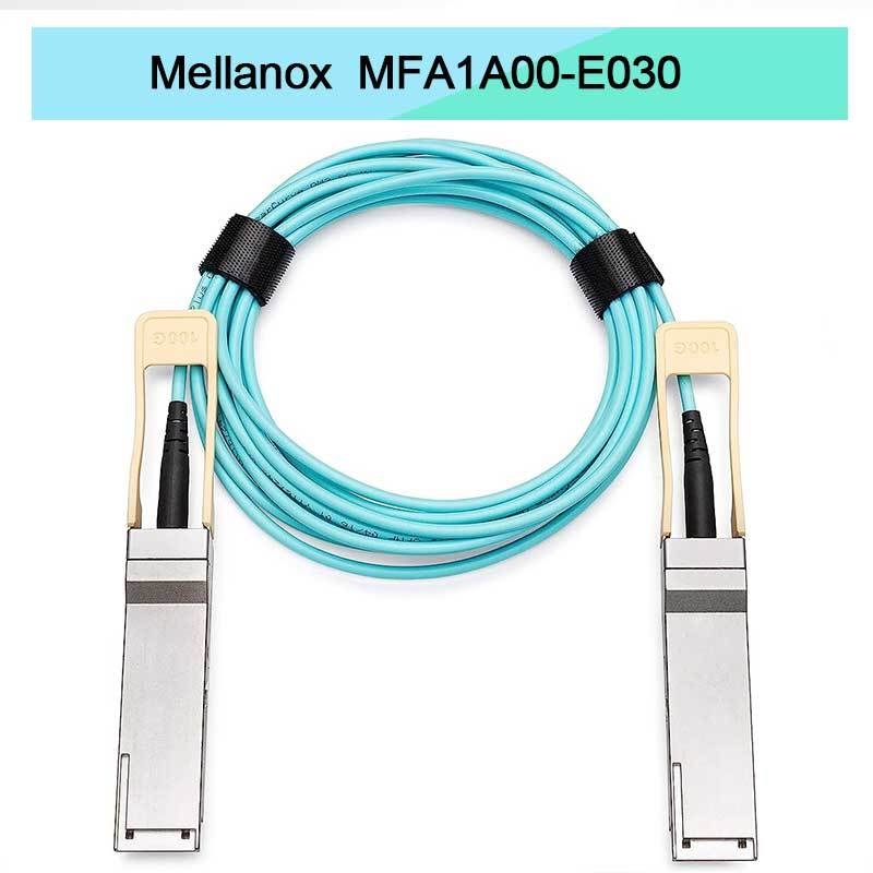 Cable QSFP Mellanox AOC baseado em VCSEL MFA1A00-E030 IB EDR até 100Gb/S