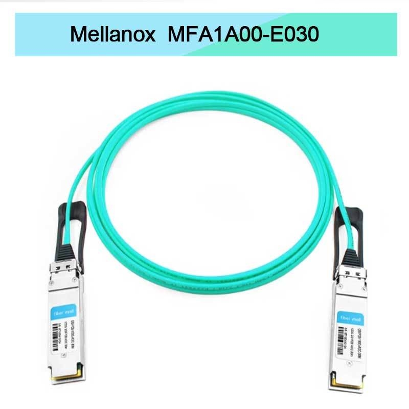 Cable QSFP Mellanox AOC baseado em VCSEL MFA1A00-E030 IB EDR até 100Gb/S