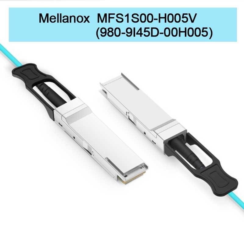 MFS1S00-H005V(980-9I45D-00H005) Cabo Óptico Ativo AOC Até 200Gb/S IB HDR QSFP56 5m