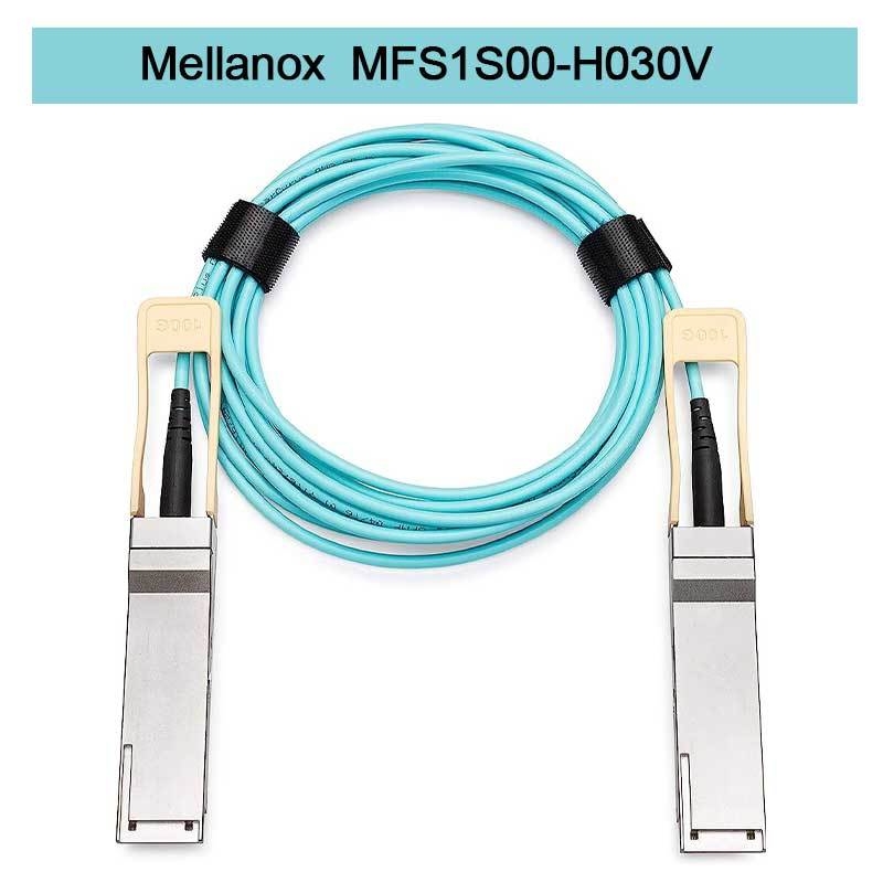 MFS1S00-H030V(980-9I440-00H030) Cabo de rede Aoc IB HDR Até 200Gb/S QSFP56 30m 200GBase-AOC QSFP56 A QSFP56