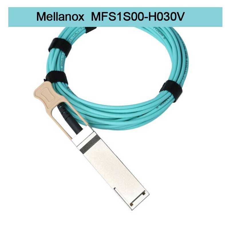 MFS1S00-H030V(980-9I440-00H030) Cabo de rede Aoc IB HDR Até 200Gb/S QSFP56 30m 200GBase-AOC QSFP56 A QSFP56
