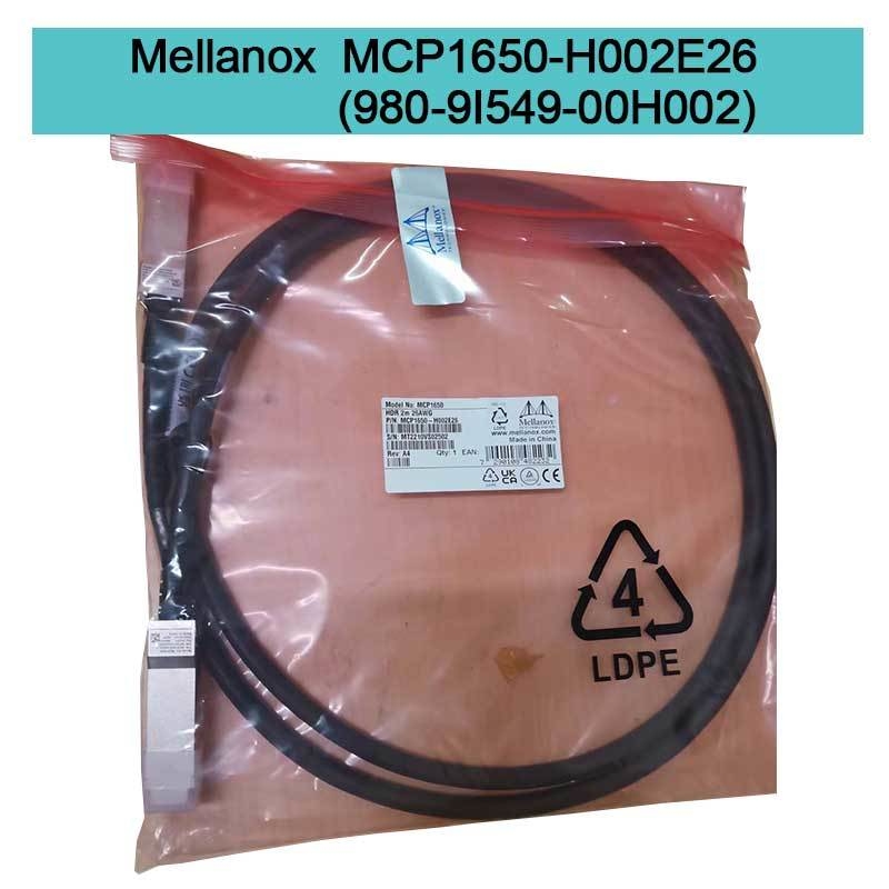MCP1650-H002E26(980-9I549-00H002) Mellanox Dac Cable Passive Copper Ib HDR Até 200GB/S Qsfp56 2M