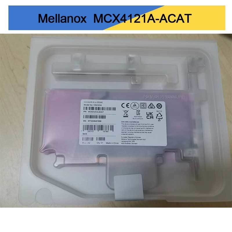 Placa de interface de rede MCX4121A-ACAT do porto duplo SFP28 PCIe3.0 X8 do EN 25GbE de Mellanox ConnectX-4 Lx
