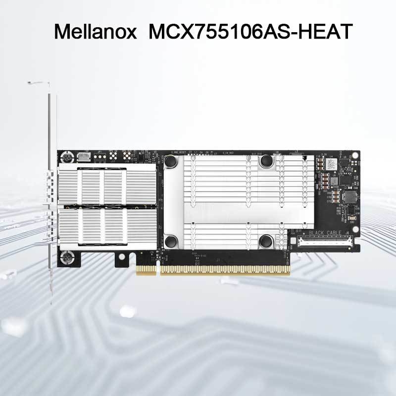 MCX755106as-Calor (900-9X7AH-0078-DTZ) Adaptador Ethernet Nvidia Connectx-7 200g com Portas Duplas