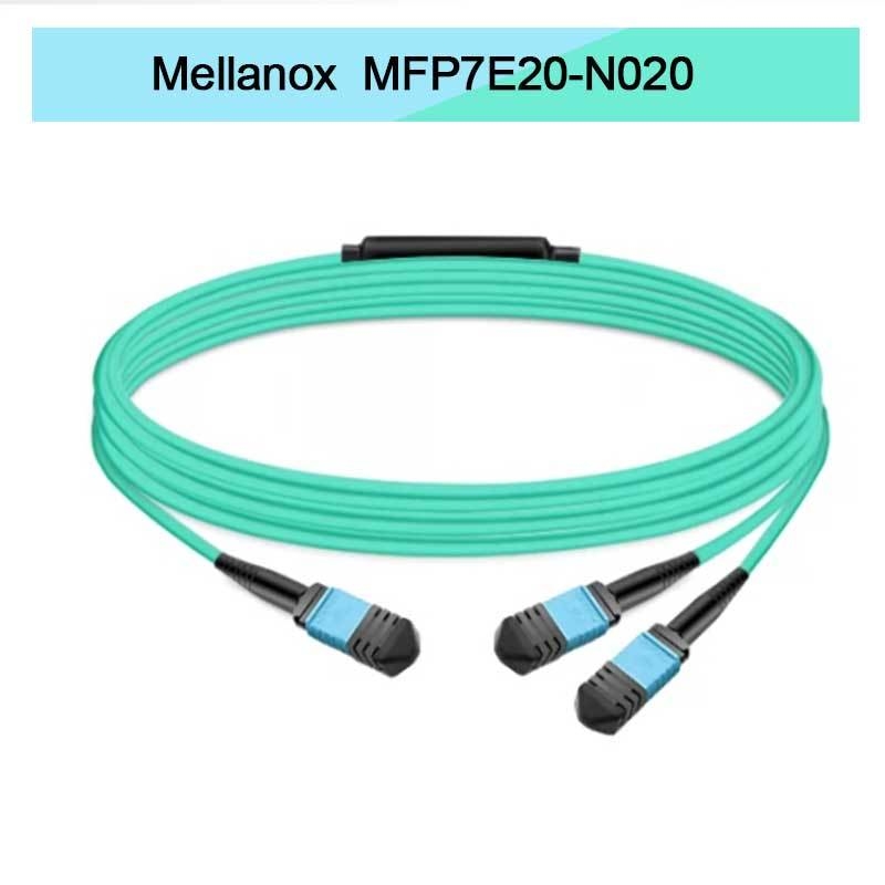 Nvidia Mfp7e20-Nxxx Multimodo Óptico Splitter Fibra de Cabo Mfp7e20-N020 Mmf, MPO12 APC para 2xmpo12 APC