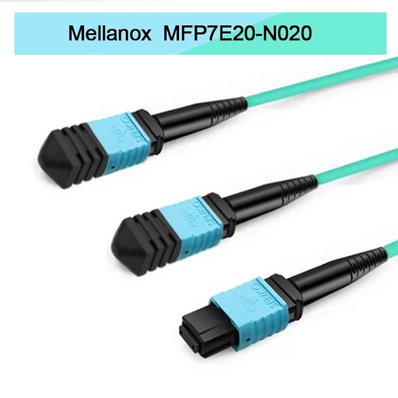 Nvidia Mfp7e20-Nxxx Multimodo Óptico Splitter Fibra de Cabo Mfp7e20-N020 Mmf, MPO12 APC para 2xmpo12 APC