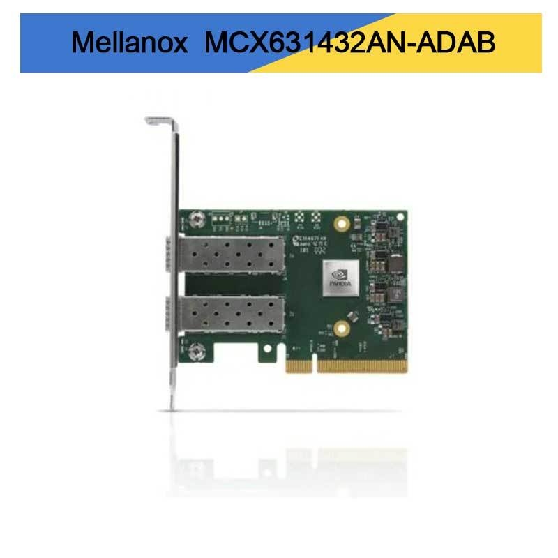 Placa Adaptadora Nvidia MCX631432AN-ADAB ConnectX-6 Lx EN, 25GbE OCP3.0, com Gerenciamento de Host, Dual-Port SFP28, PCIe 4.0 x8, Sem Criptografia, Parafuso de Polegar (Abra a Aba)