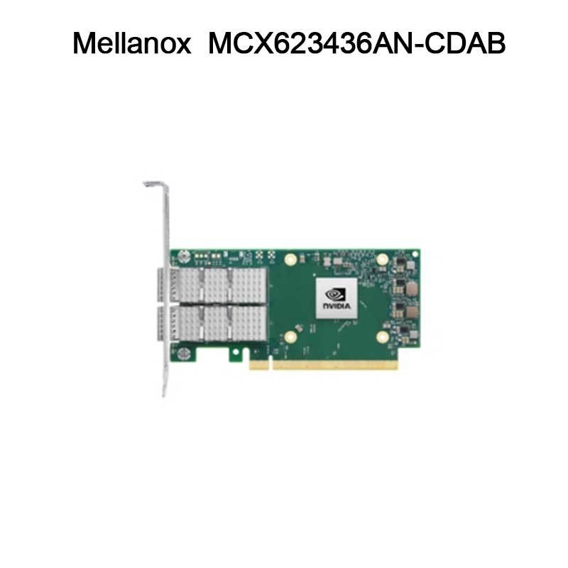 Nvidia MCX623436an-Cdab Connectx-6 Dx En Cartão de Adaptador, 100GB, Ocp3.0, com Gerenciamento de Hospedeiros, Dual-Port Qsfp56, Pcie 4.0 X16, Sem Criptografia, Thumbscrew (Pull Tab)