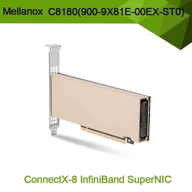 Nvidia Connectx-8 Adaptador C8180 (900-9X81E-00EX-ST0) Single-Cage Osfp Infiniband: 800gbs Xdr Ib