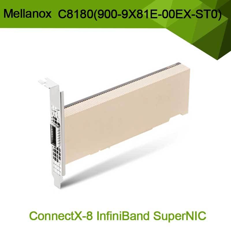 Nvidia Connectx-8 Adaptador C8180 (900-9X81E-00EX-ST0) Single-Cage Osfp Infiniband: 800gbs Xdr Ib