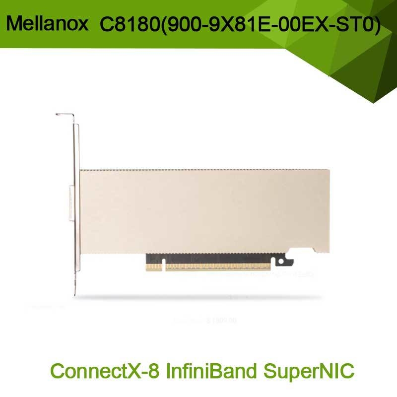 Nvidia Connectx-8 Adaptador C8180 (900-9X81E-00EX-ST0) Single-Cage Osfp Infiniband: 800gbs Xdr Ib