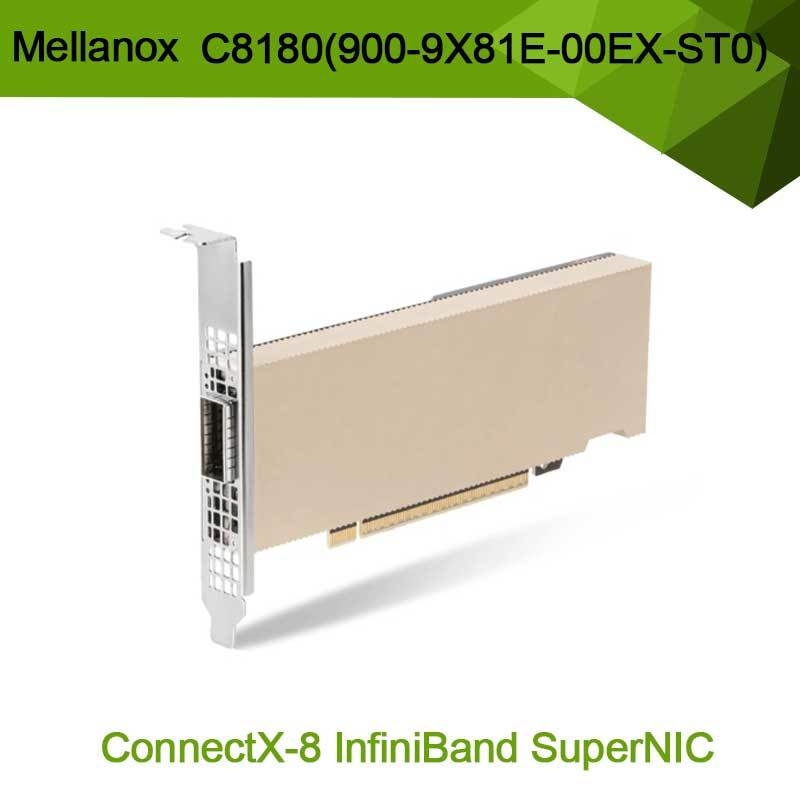 Nvidia Connectx-8 Adaptador C8180 (900-9X81E-00EX-ST0) Single-Cage Osfp Infiniband: 800gbs Xdr Ib