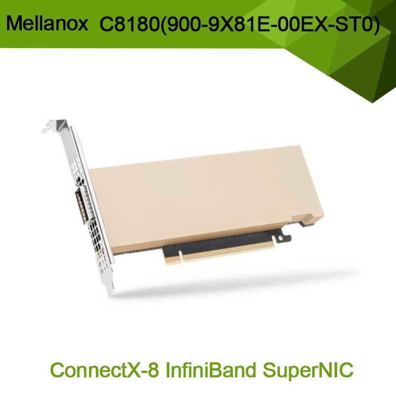 Nvidia Connectx-8 Adaptador C8180 (900-9X81E-00EX-ST0) Single-Cage Osfp Infiniband: 800gbs Xdr Ib