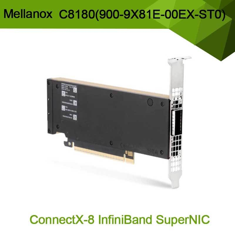 Nvidia Connectx-8 Adaptador C8180 (900-9X81E-00EX-ST0) Single-Cage Osfp Infiniband: 800gbs Xdr Ib