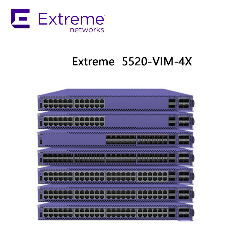 Super Speed Extreme 5520-Vim-4X Switch para um desempenho de rede transparente