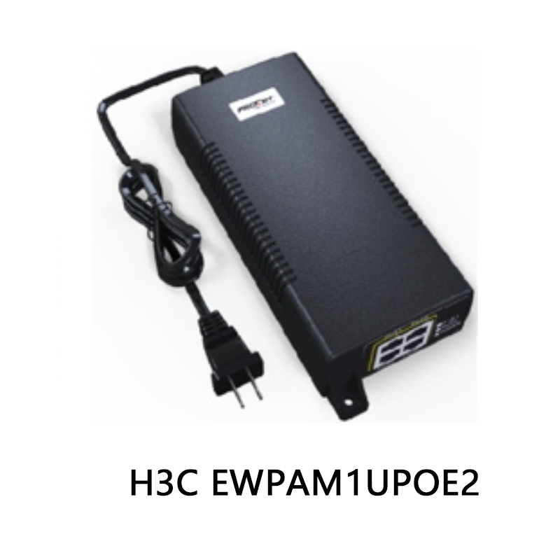 Adaptador de energia de rede H3c Ewpam1upoe2 60 portas 55W-1V-1.1A-DC >200Mbps Carton