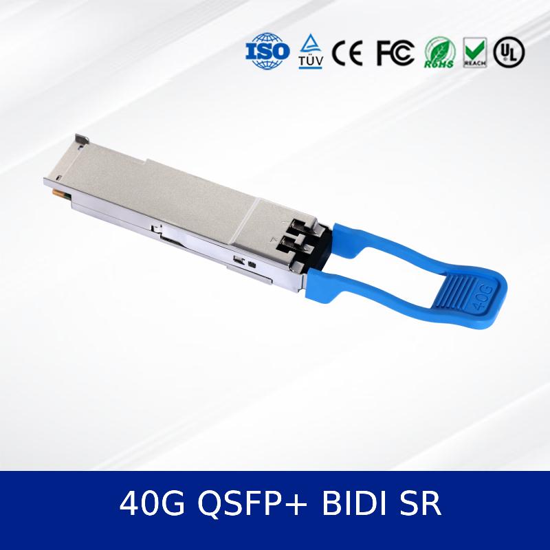 Ethernet de alto desempenho 40g Qsfp+ Bidi 850/908nm 40G QSFP+ BIDI SR Módulo Transceptor Óptico Qsfp+ Bidi