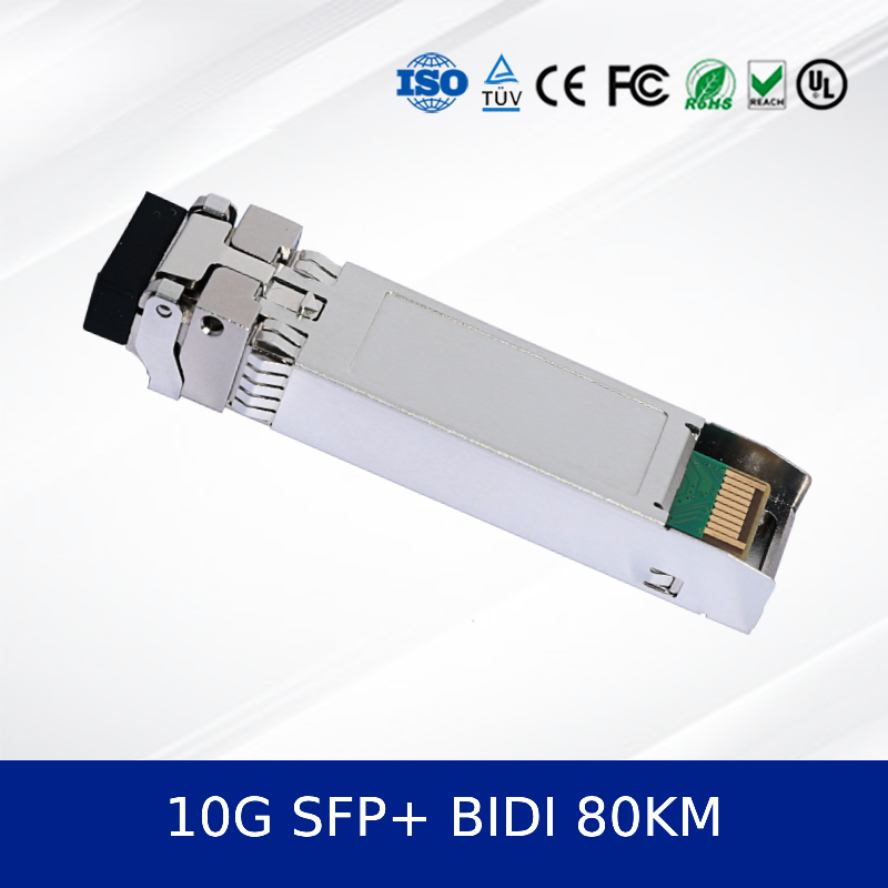 Módulo transceptor óptico Premium 10g SFP+ Bidi 80km para Data Centers.
