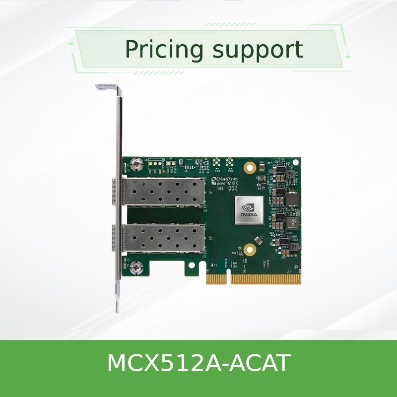 MCX512A-ACAT Mellanox ConnectX-5 EN Cartão de Interface de Rede 10/25GbE Dual Port SFP28