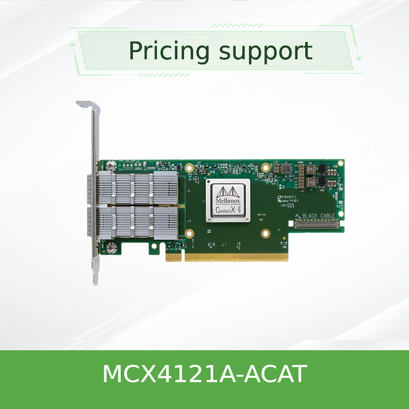 Placa de interface de rede MCX4121A-ACAT do porto duplo SFP28 PCIe3.0 X8 do EN 25GbE de Mellanox ConnectX-4 Lx