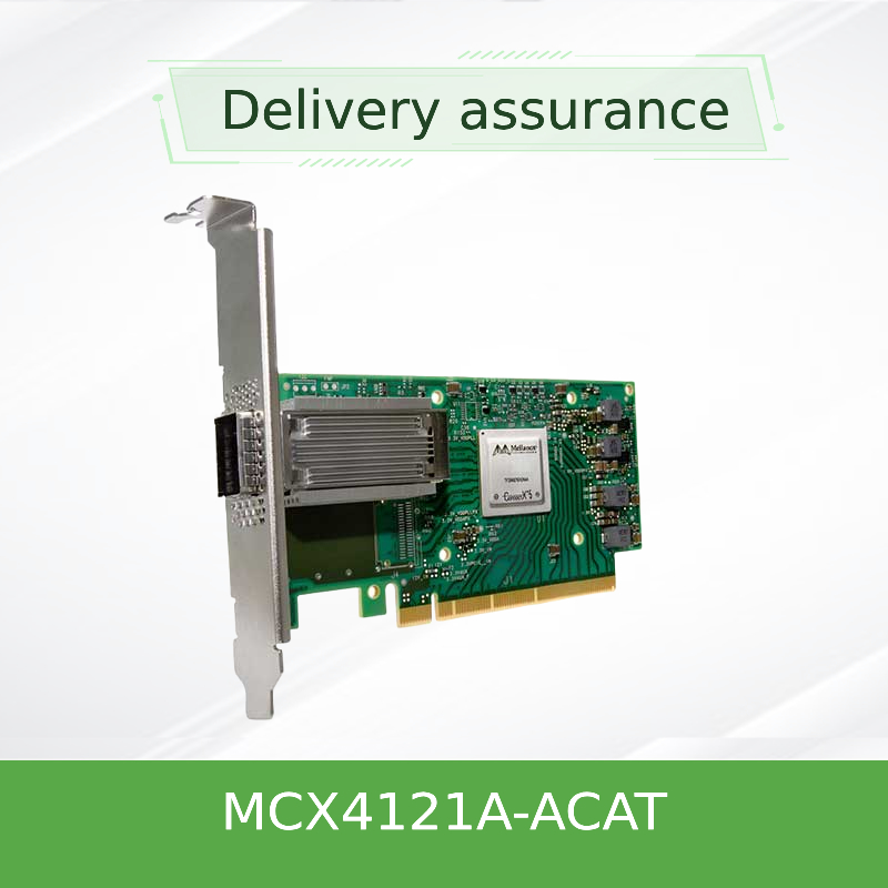 Porto duplo SFP28 PCIe3.0 X8 MCX4121A-ACAT da placa de rede do EN 25GbE Mellanox de ConnectX-4 Lx