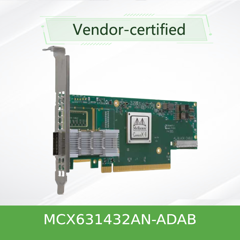 Placa adaptadora ConnectX-6 Lx En MCX631432an-Adab para switch de rede Mellanox, 25 GbE OCP3.0, com gerenciamento de host