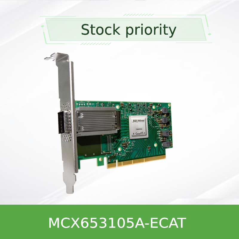 Placa de rede Mellanox Nic Card ConnectX-6 100GbE Single Port MCX653105A-ECAT