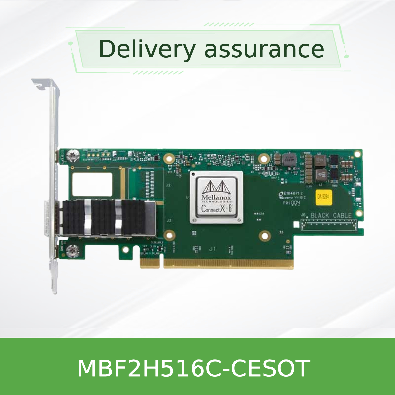 Cartão de rede Mellanox Bluefield-2 2.75GHz Dpu para gerenciamento avançado de dados Mbf2h516c-Cesot