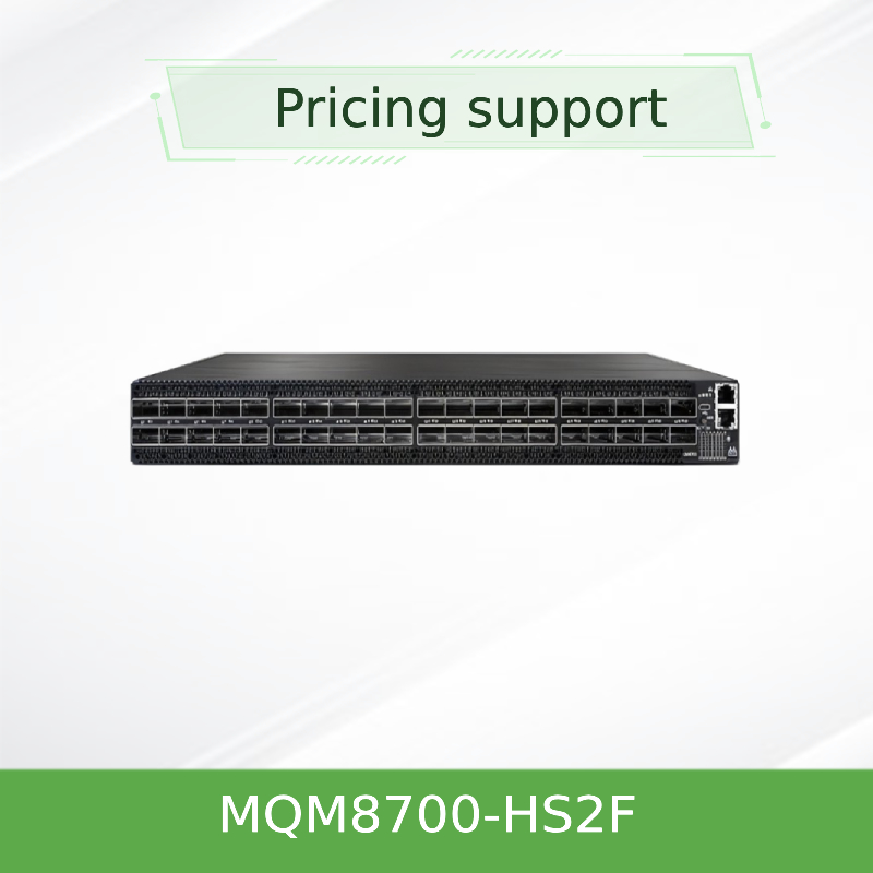 Switch de rede Mellanox Infiniband de 40 portas, não bloqueante, gerenciado, HDR 200Gb/SMQM8700-HS2F(920-9B110-00FH-0MD)