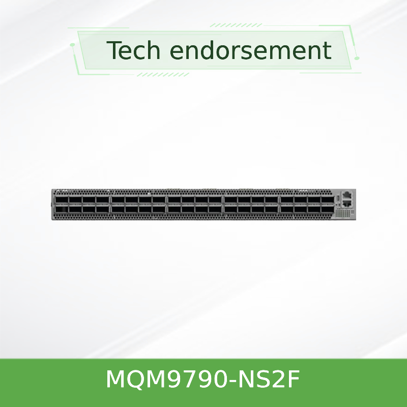 MQM9790-NS2F(920-9B210-00FN-0D0) Switch de Rede Mellanox P2C Fluxo de Ar 64 Portas NDR 32 Portas OSFP Não Gerenciado