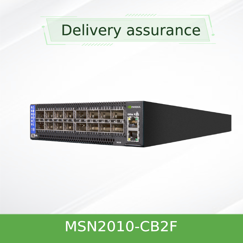 18 SFP28 portos Linux basearam o interruptor de rede MSN2010-CB2F de Mellanox Open Source 25GbE/100GbE